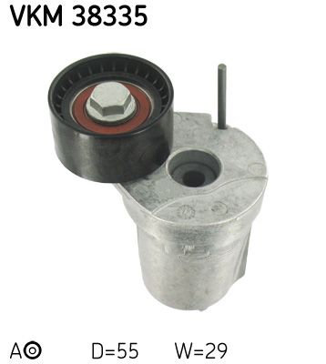 Tensioner Pulley, V-ribbed belt SKF VKM 38335