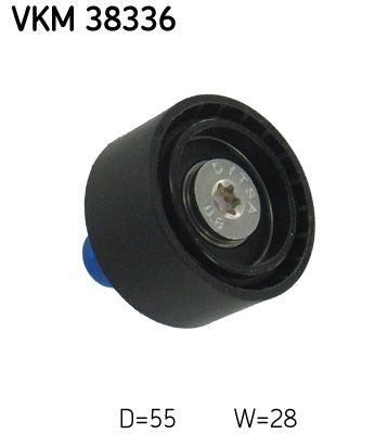 Deflection/Guide Pulley, V-ribbed belt SKF VKM 38336