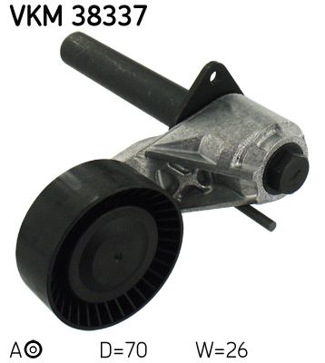 Tensioner Pulley, V-ribbed belt SKF VKM 38337