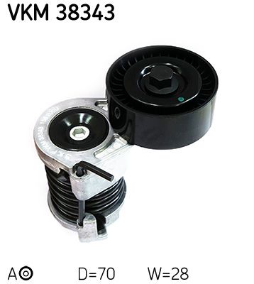 Tensioner Pulley, V-ribbed belt SKF VKM 38343
