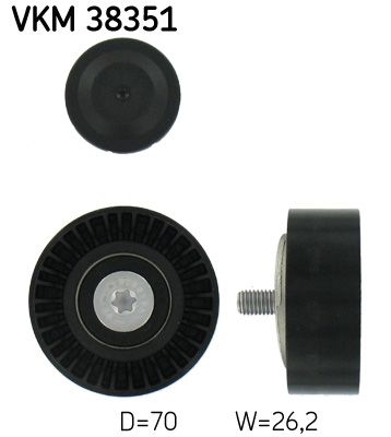 SKF VKM 38351 Deflection/Guide Pulley, V-ribbed belt