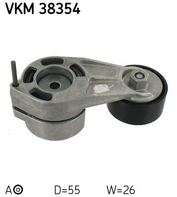 Tensioner Pulley, V-ribbed belt SKF VKM 38354