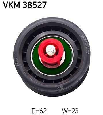 Deflection/Guide Pulley, V-ribbed belt SKF VKM 38527