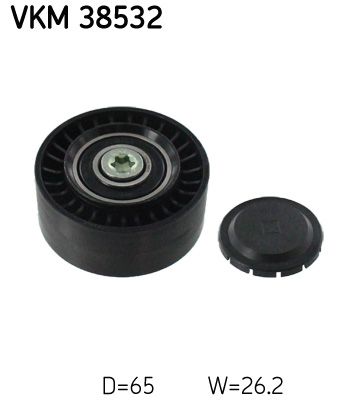 Deflection/Guide Pulley, V-ribbed belt SKF VKM 38532