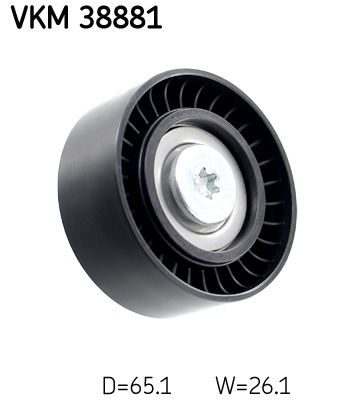 Deflection/Guide Pulley, V-ribbed belt SKF VKM 38881