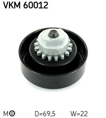SKF VKM 60012 Tensioner Pulley, V-ribbed belt