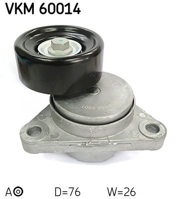 Tensioner Pulley, V-ribbed belt SKF VKM 60014