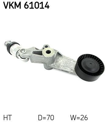 Tensioner Pulley, V-ribbed belt SKF VKM 61014