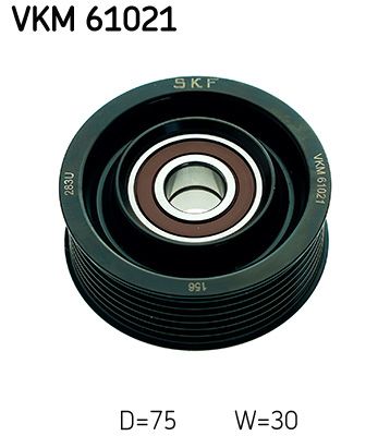 SKF VKM 61021 Deflection/Guide Pulley, V-ribbed belt