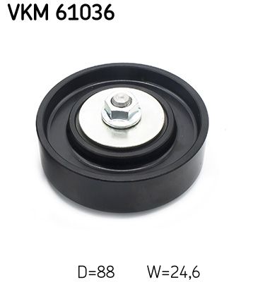 Deflection/Guide Pulley, V-ribbed belt SKF VKM 61036