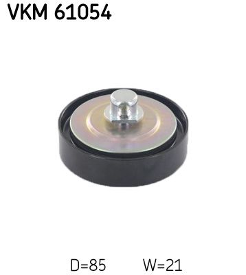 Deflection/Guide Pulley, V-ribbed belt SKF VKM 61054