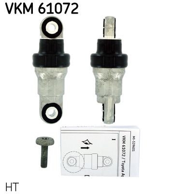 Tensioner Pulley, V-ribbed belt SKF VKM 61072