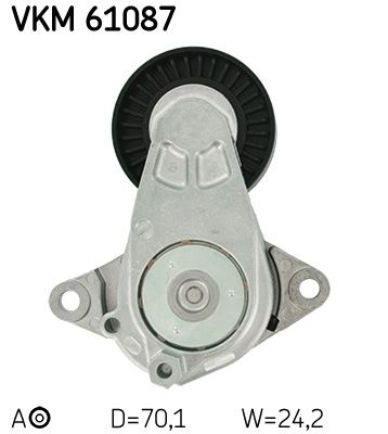 SKF VKM 61087 Tensioner Pulley, V-ribbed belt