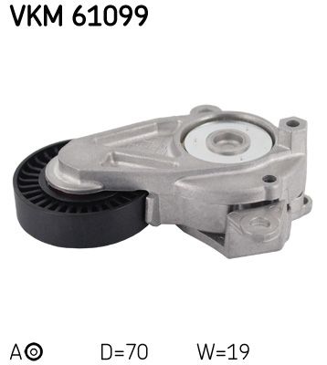 SKF VKM 61099 Tensioner Pulley, V-ribbed belt