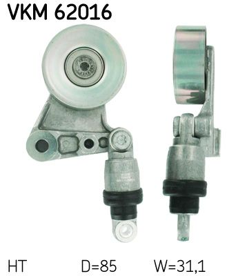 SKF VKM 62016 Tensioner Pulley, V-ribbed belt
