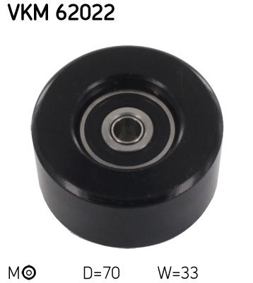 Tensioner Pulley, V-ribbed belt SKF VKM 62022