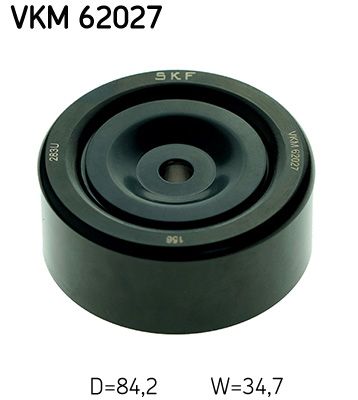 Tensioner Pulley, V-ribbed belt SKF VKM 62027