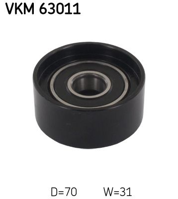SKF VKM 63011 Deflection/Guide Pulley, V-ribbed belt