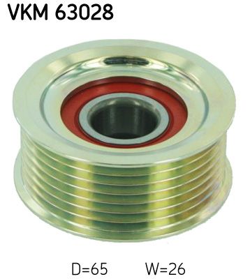 SKF VKM 63028 Deflection/Guide Pulley, V-ribbed belt