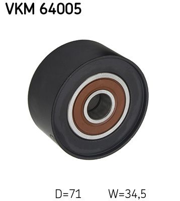 SKF VKM 64005 Deflection/Guide Pulley, V-ribbed belt