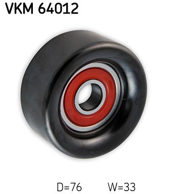 SKF VKM 64012 Deflection/Guide Pulley, V-ribbed belt
