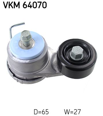 Tensioner Pulley, V-ribbed belt SKF VKM 64070