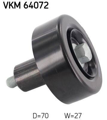 SKF VKM 64072 Deflection/Guide Pulley, V-ribbed belt
