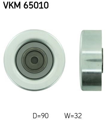 Deflection/Guide Pulley, V-ribbed belt SKF VKM 65010