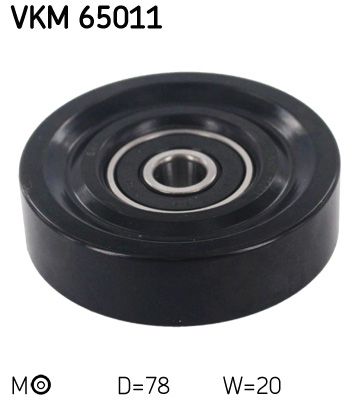 Tensioner Pulley, V-ribbed belt SKF VKM 65011