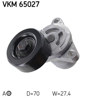 Tensioner Pulley, V-ribbed belt SKF VKM 65027