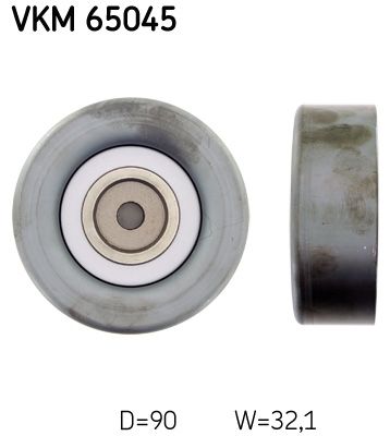 Deflection/Guide Pulley, V-ribbed belt SKF VKM 65045