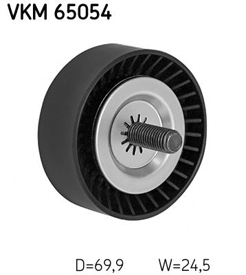 SKF VKM 65054 Deflection/Guide Pulley, V-ribbed belt