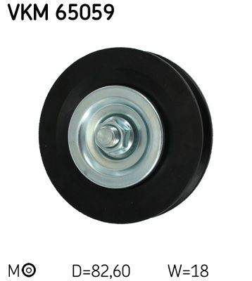 Tensioner Pulley, V-belt SKF VKM 65059