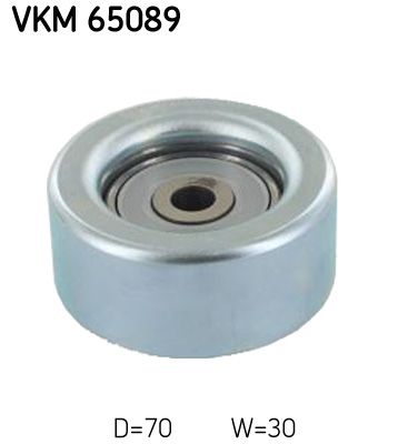Deflection/Guide Pulley, V-ribbed belt SKF VKM 65089