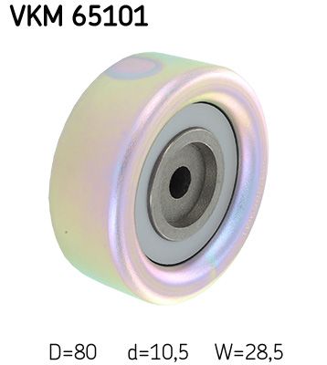 Deflection/Guide Pulley, V-ribbed belt SKF VKM 65101