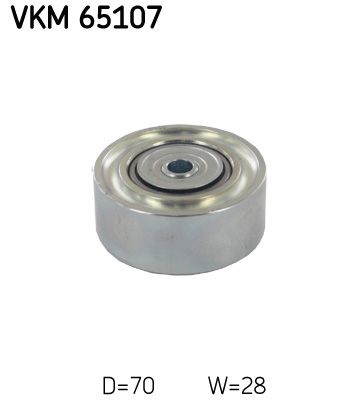 Deflection/Guide Pulley, V-ribbed belt SKF VKM 65107