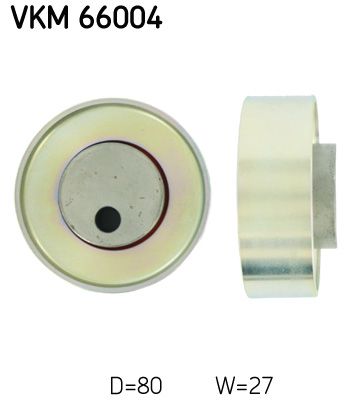 Deflection/Guide Pulley, V-ribbed belt SKF VKM 66004