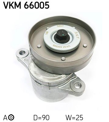 Tensioner Pulley, V-ribbed belt SKF VKM 66005