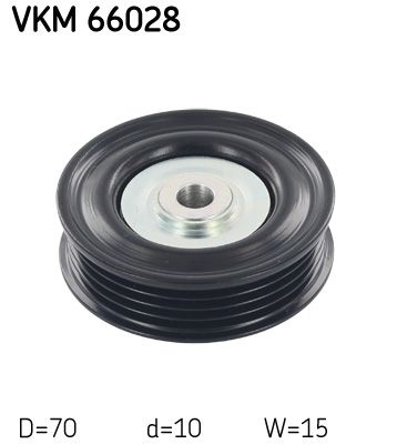 SKF VKM 66028 Deflection/Guide Pulley, V-ribbed belt