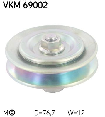 Tensioner Pulley, V-belt SKF VKM 69002