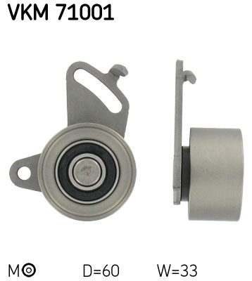 SKF VKM 71001 Tensioner Pulley, timing belt