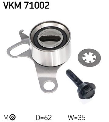 Tensioner Pulley, timing belt SKF VKM 71002