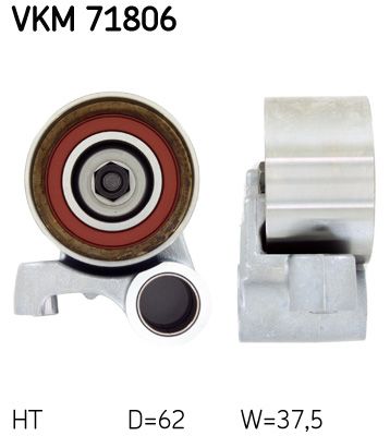Tensioner Pulley, timing belt SKF VKM 71806