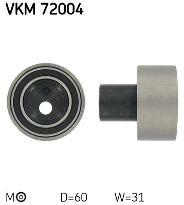 Tensioner Pulley, timing belt SKF VKM 72004