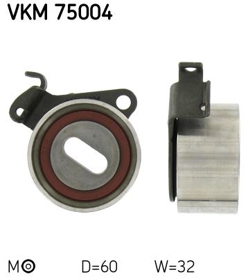 Tensioner Pulley, timing belt SKF VKM 75004