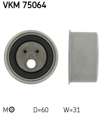SKF VKM 75064 Tensioner Pulley, timing belt