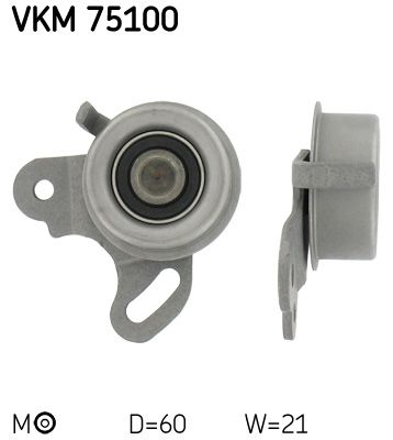 SKF VKM 75100 Tensioner Pulley, timing belt