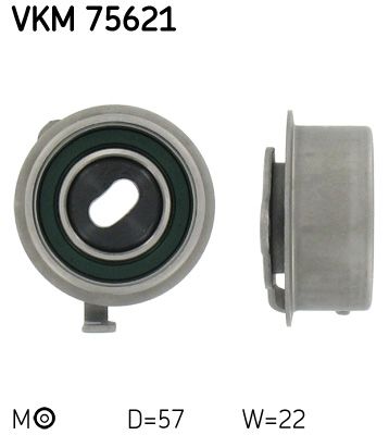 SKF VKM 75621 Tensioner Pulley, timing belt