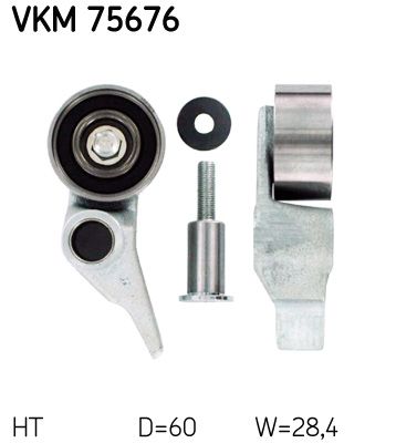 SKF VKM 75676 Tensioner Pulley, timing belt