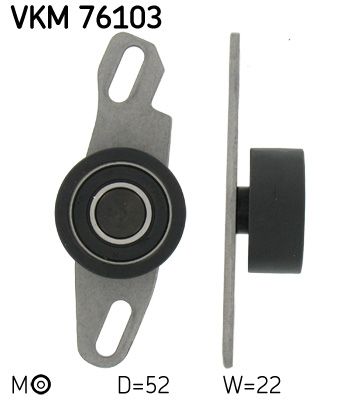 Tensioner Pulley, timing belt SKF VKM 76103